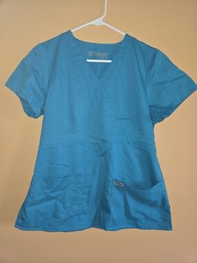 Grey's Anatomy Teal Scrub Top - V-Neck